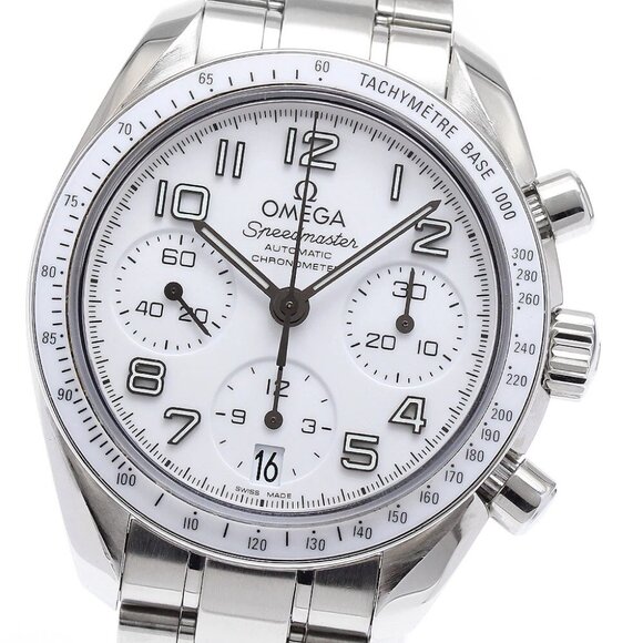 OMEGA Speedmaster 324.30.38.40.04.001 Chronograph white Dial AT Ladies_890089 - Picture 5 of 6